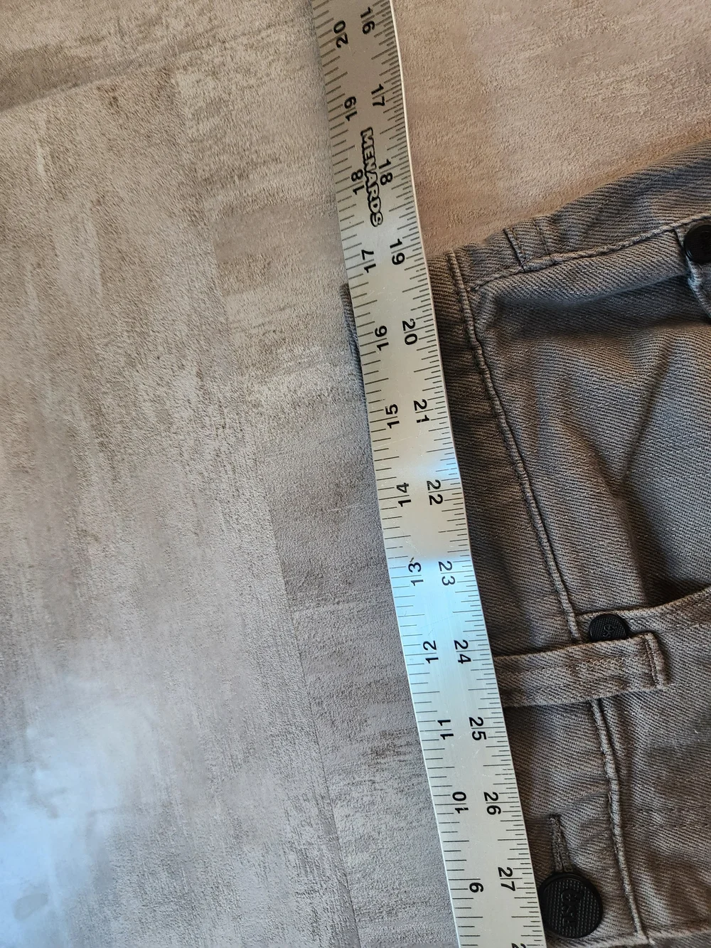 Gray Straight-Leg Pants